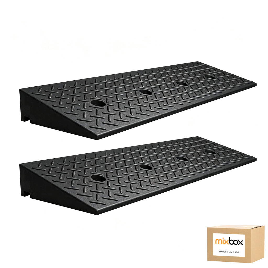 Mix Box Threshold Ramp for Wheelchairs and Doorway Steps,100x25x5cm High