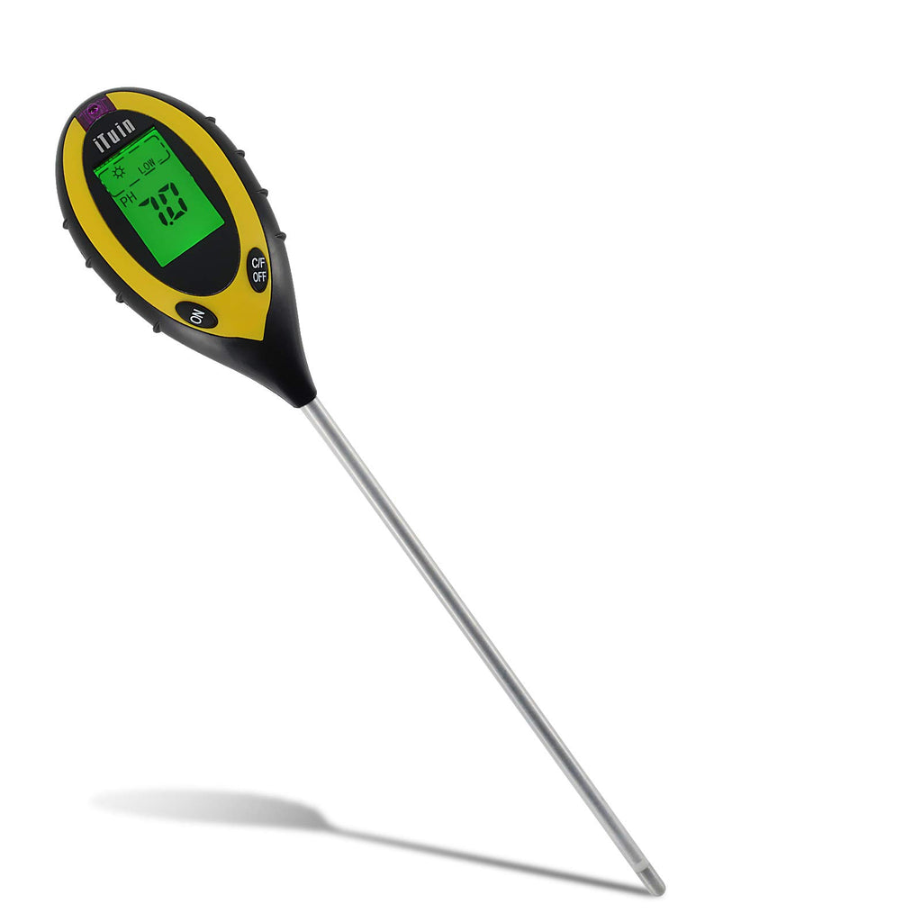 4-in-1 Multifunctional Soil Tester Moisture Meter for Garden & Farm.