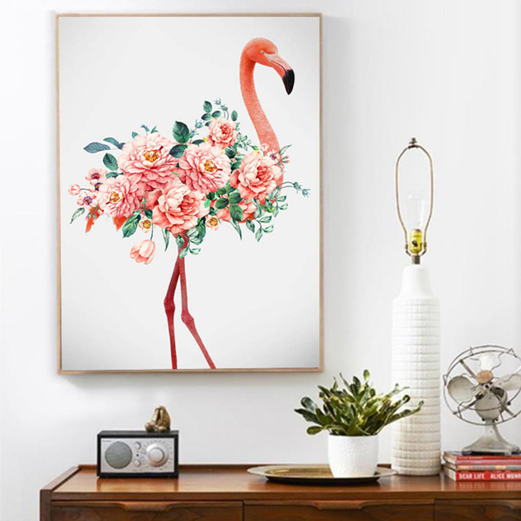 Paint by Numbers Acrylic Painting DIY Kit - Flamingo
