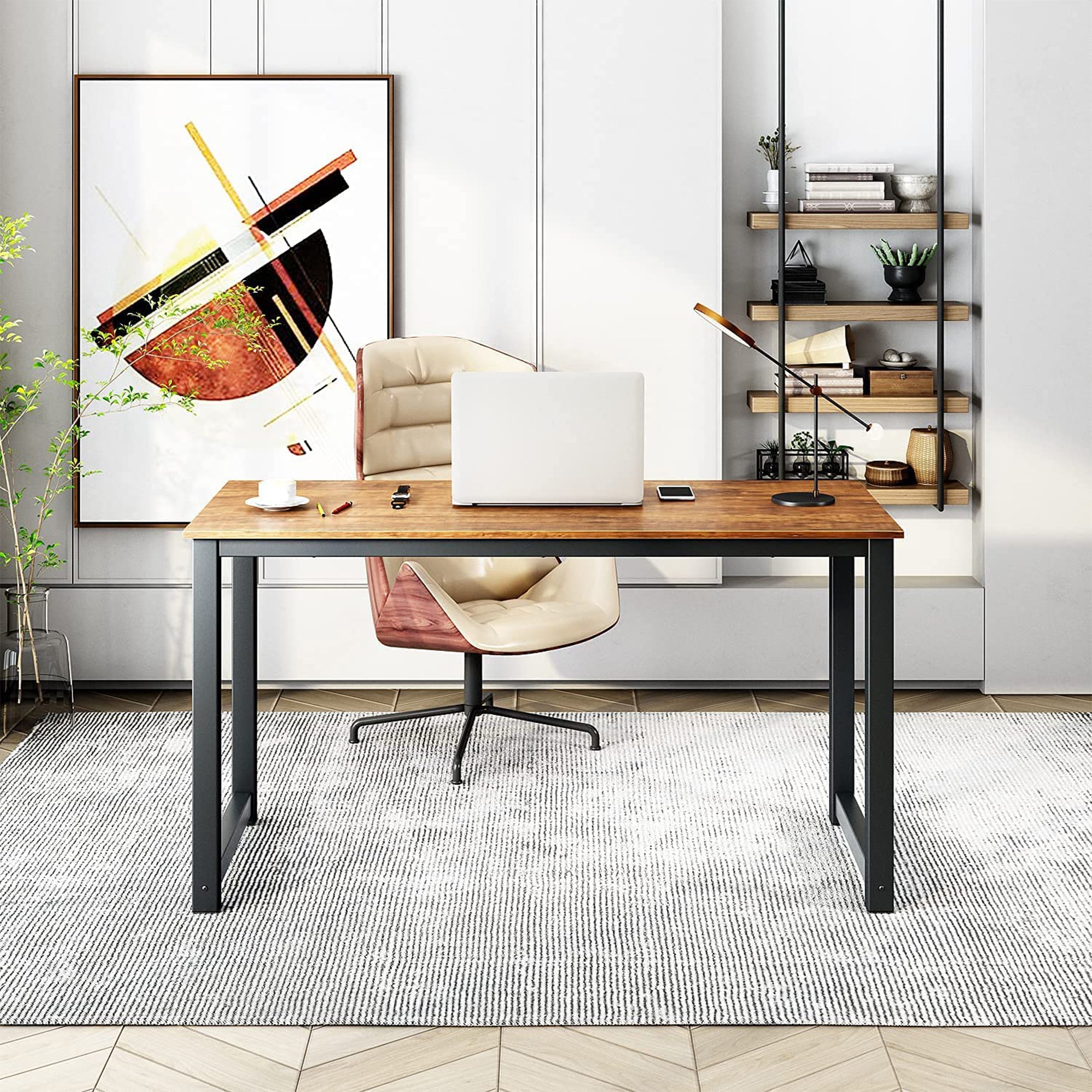 Computer Table With Study Table Computer Desk Study Table 120cm x 60cm – HEARTDECO