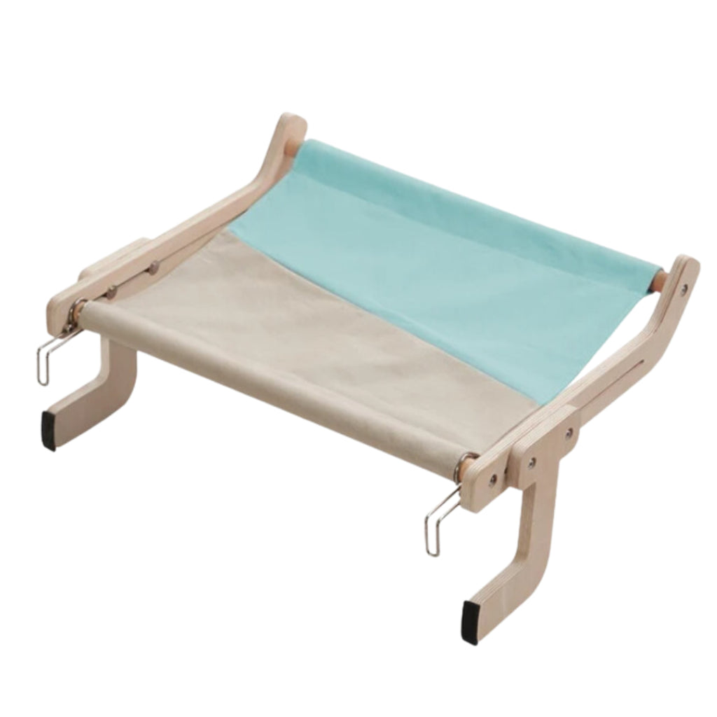 Cat Hammock Pet Perch Window Bed - Blue