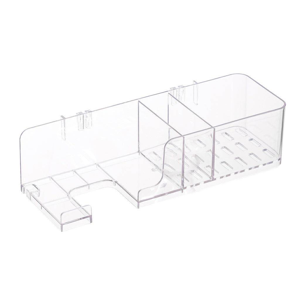 Acrylic Waterproof Wall Mounted Hair Dryer Makeup Organizer Tool Holder