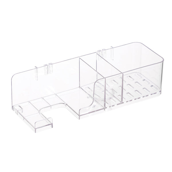 Acrylic Waterproof Wall Mounted Hair Dryer Makeup Organizer Tool Holder