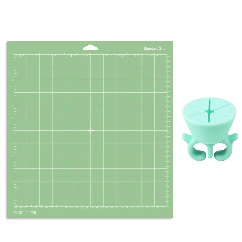 12 x12 inch Cutting Mat and Ring Design Waste Collector