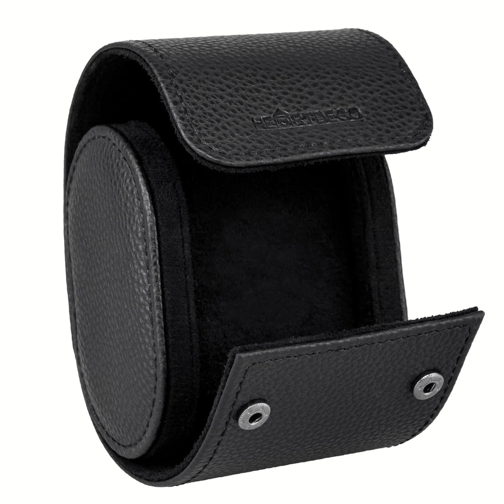 Heartdeco Luxury Genuine Leather Watch Travel Case