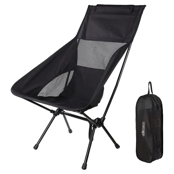 Heartdeco foldable High Backrest Camping Chair