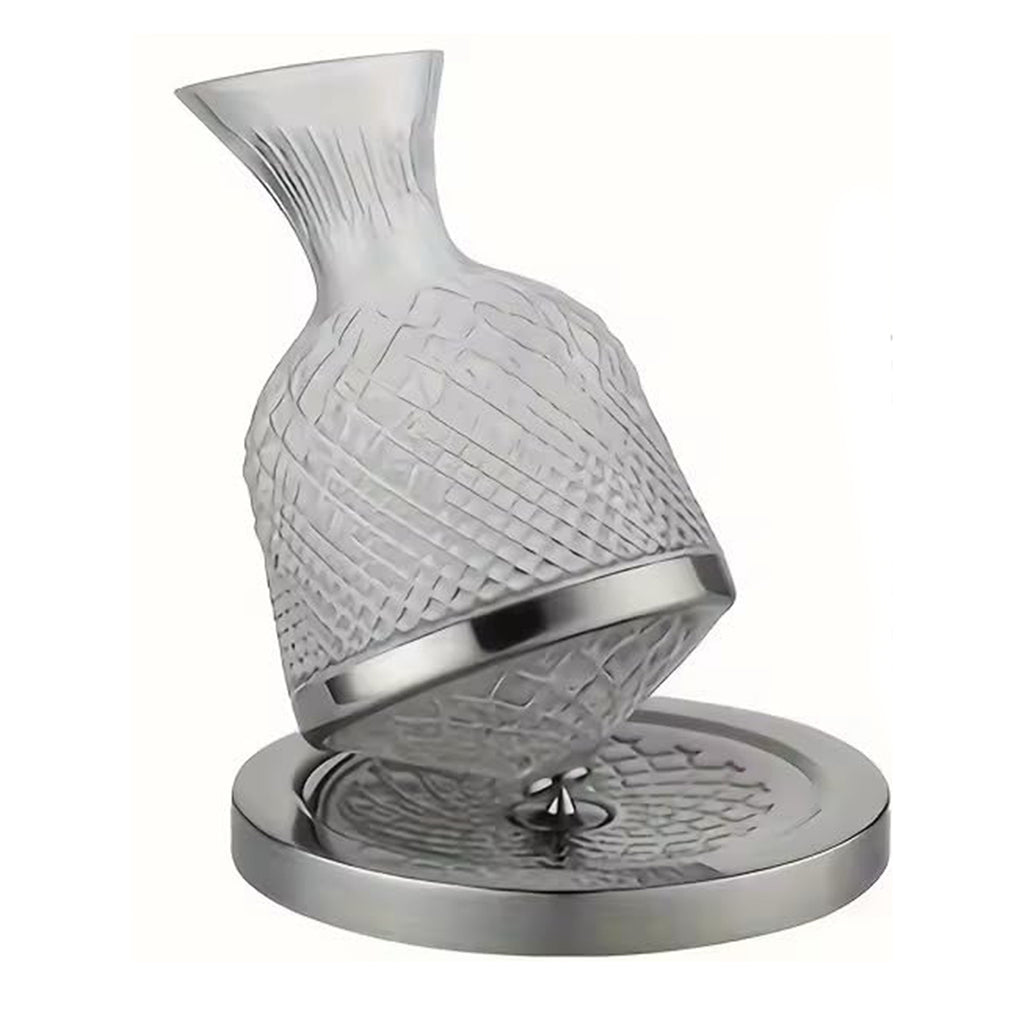 1500ML Crystal Glass 360 Rotation Decanter Wine Carafe Aerator