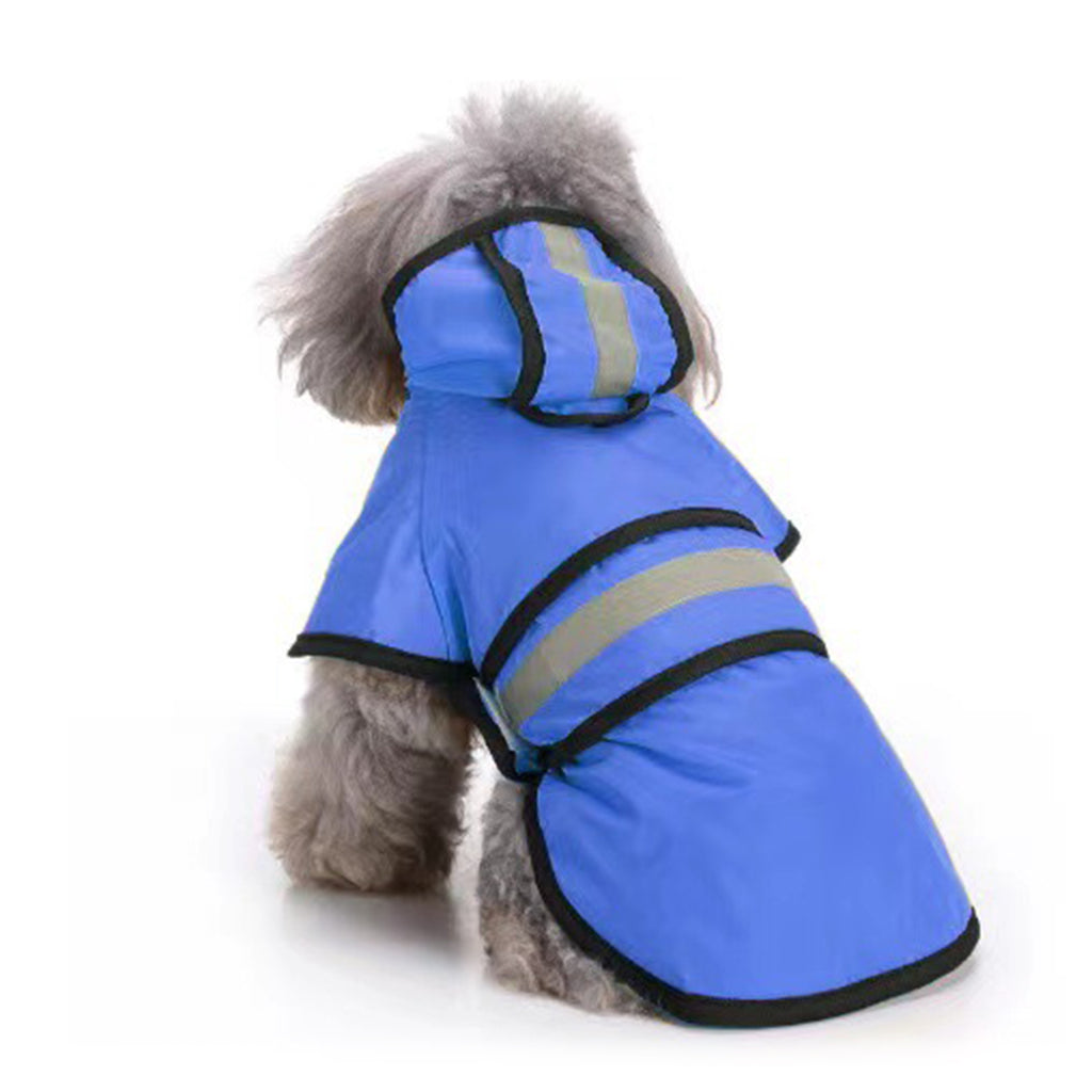 Reflective Waterproof Pet Raincoats with Poncho Hood for Dog