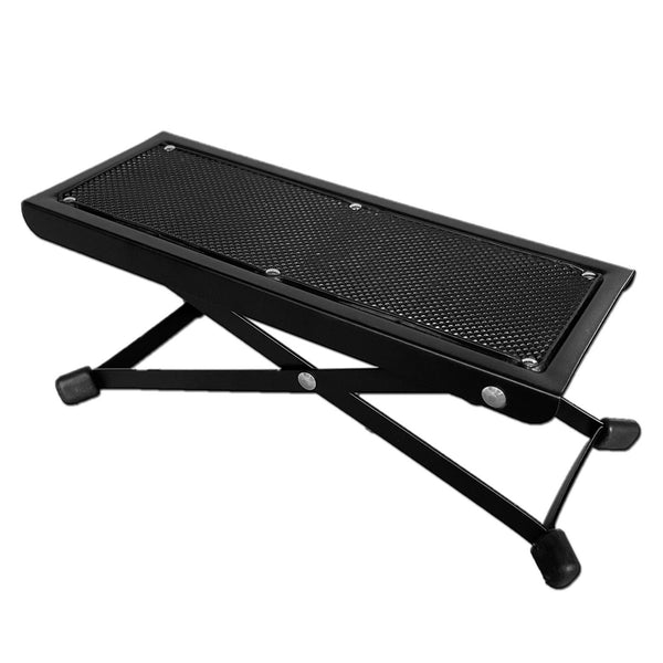 Adjustable Guitar Footrest with Footpad and Non-Slip Rubber Pads
