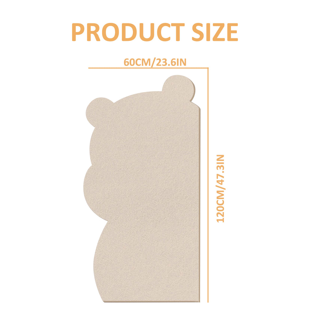 120CM Home Decor Cute Bear Felt Felt Message Wall
