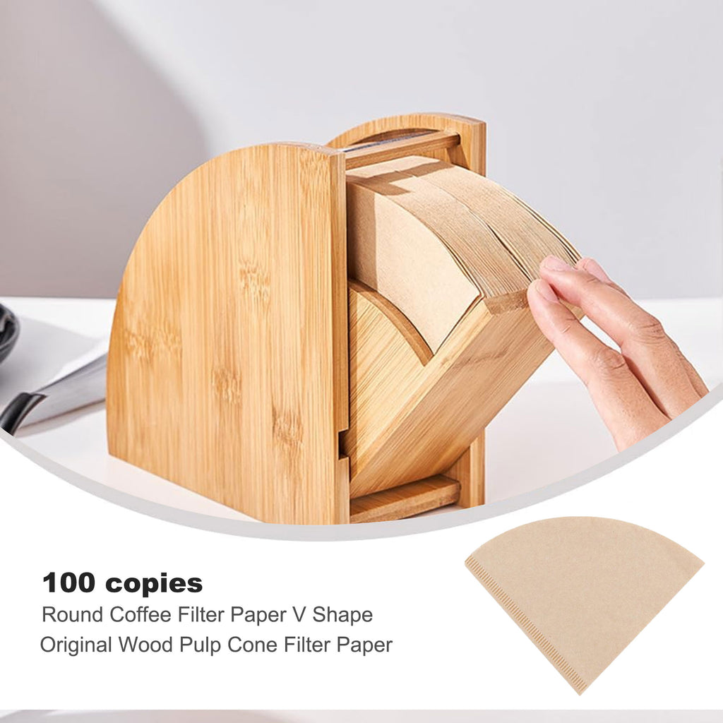 Filter Storage Rack Coffee Filter Holder Fan Shape Storage Rack with Coffee Paper Filters ...