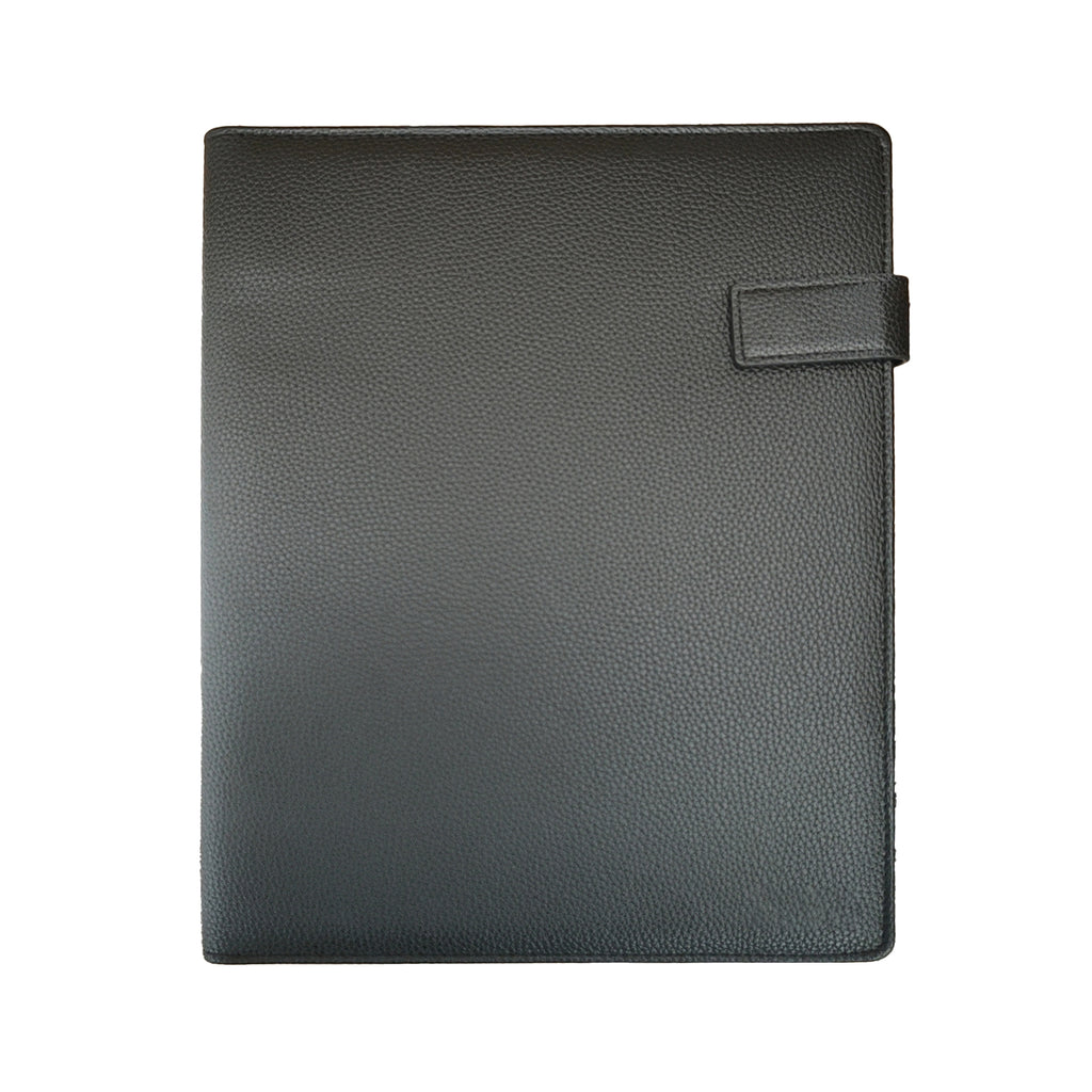 Magnetic buckle Leather Portable Multifunctional Conference A4 Folder