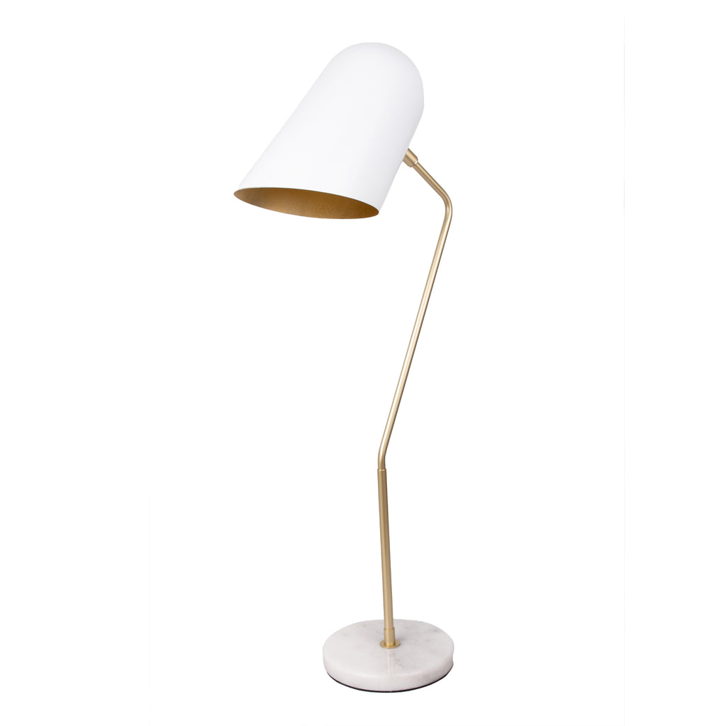 Aluminum Shade Marble Base LED Table Lamp(Clearing Item)