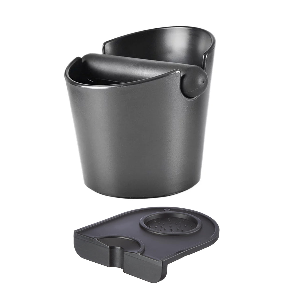 2pcs Espresso Knock Box and Espresso Tamper Mat Set