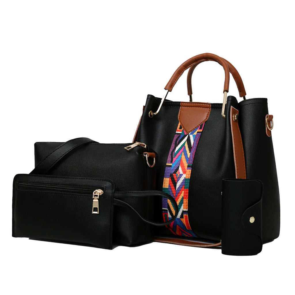 4 Pcs Handbags For Women Fashion Shoulder Tote Bag