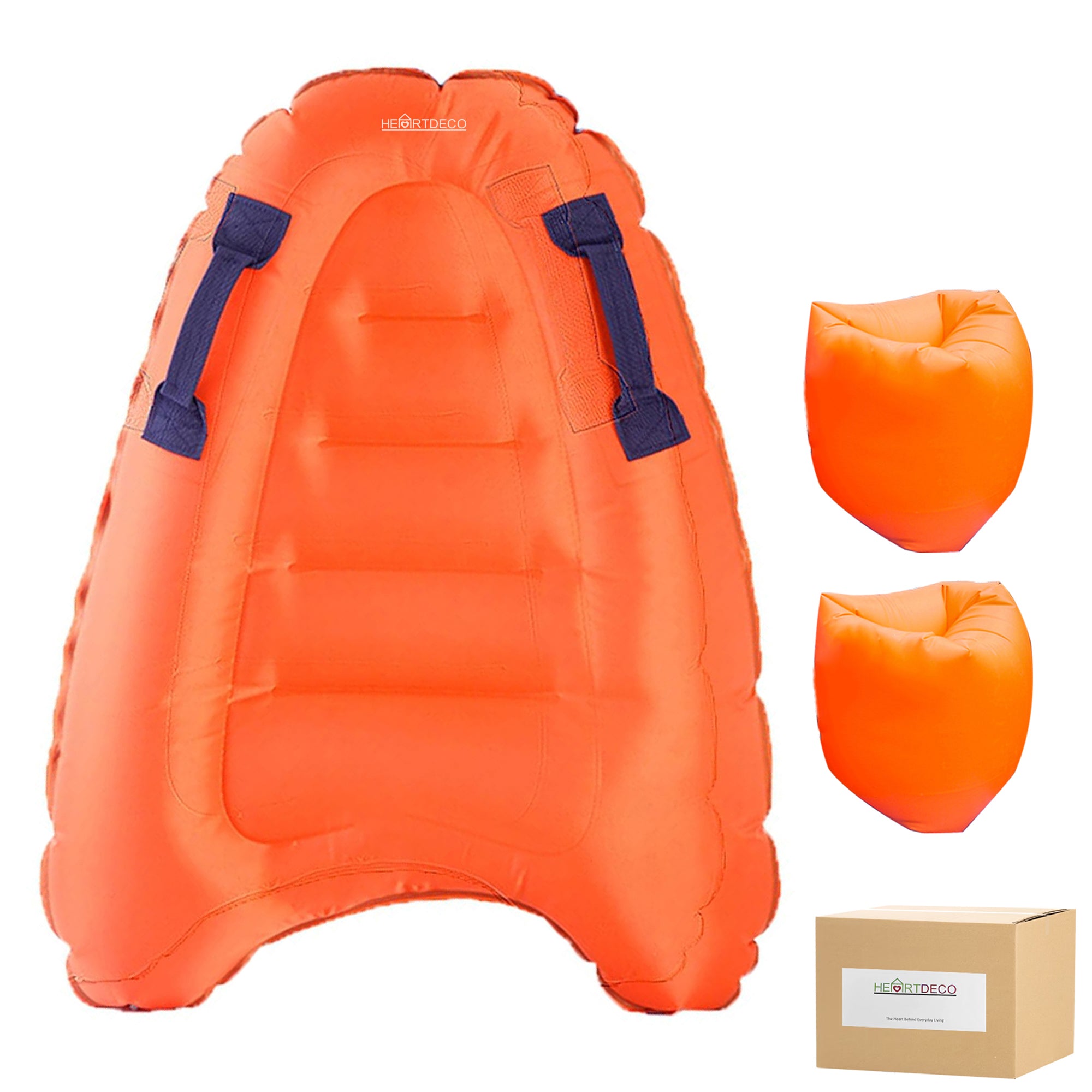 Swimming Set for Beginners - Inflatable Surfboard and Inflatable Arm B ...