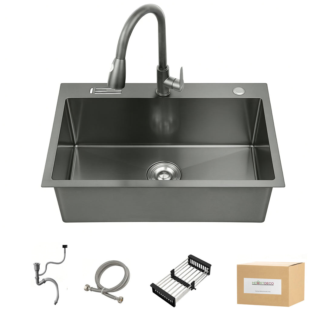 Heartdeco Stainless Steel  Kitchen Sink Set (60x45cm)