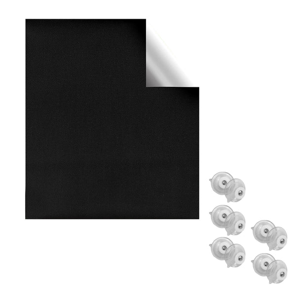 2m Portable Stick On Window Blackout Blind with Velcro Suction