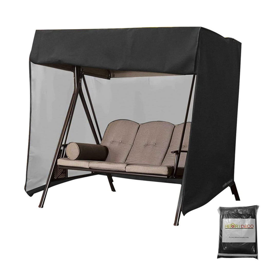 Heartdeco 210D Outdoor Large Swing Chair Protective Cover Three-person