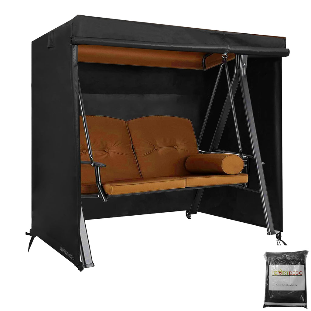 Heartdeco 210D Outdoor Large Double Swing Chair Protective Cover