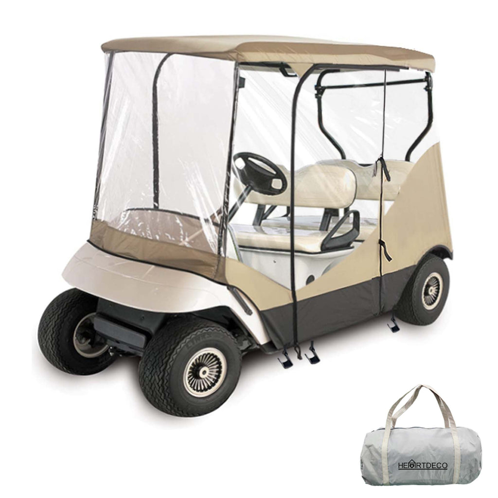 420D G31EXS Golf Cart Cover Weatherproof PVC Clear Cover