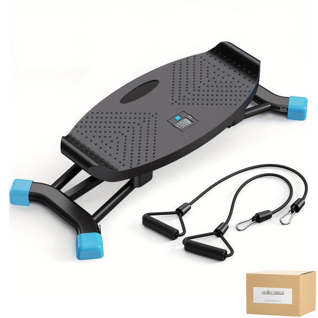 Adult Balance Board, Resistance Stepper, Portable Rocking Board, Equipped With LCD Screen.