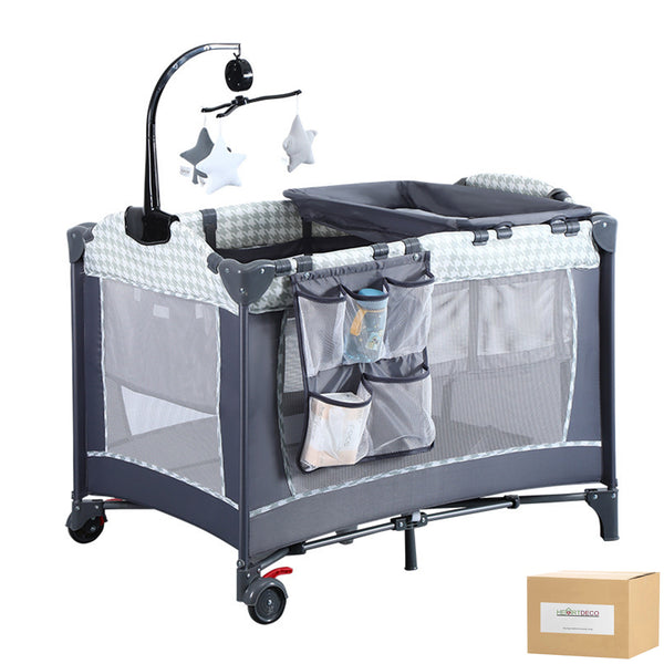 Heartdeco Foldable Baby Bassinet