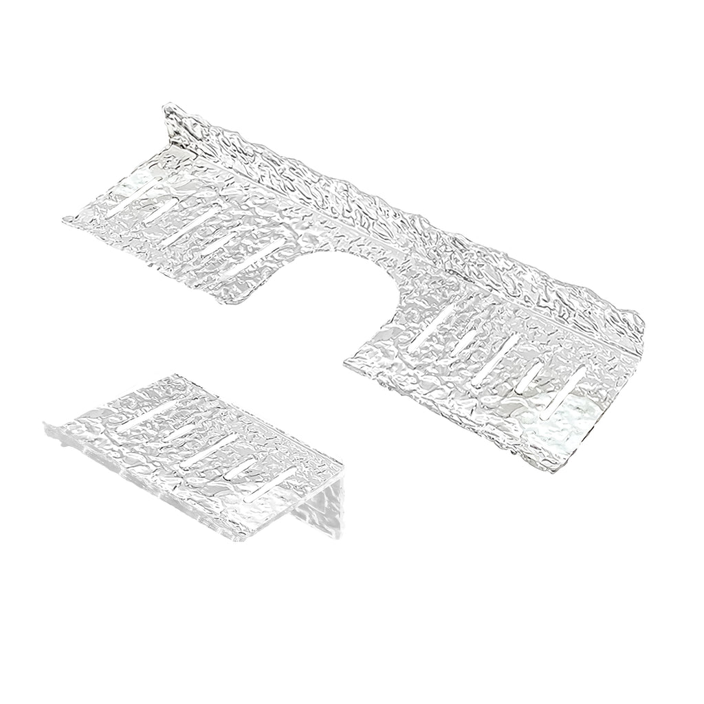 2 PCs Acrylic Wall Mount U-Shaped Shelf