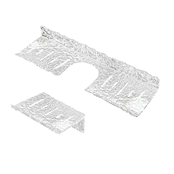 2 PCs Acrylic Wall Mount U-Shaped Shelf