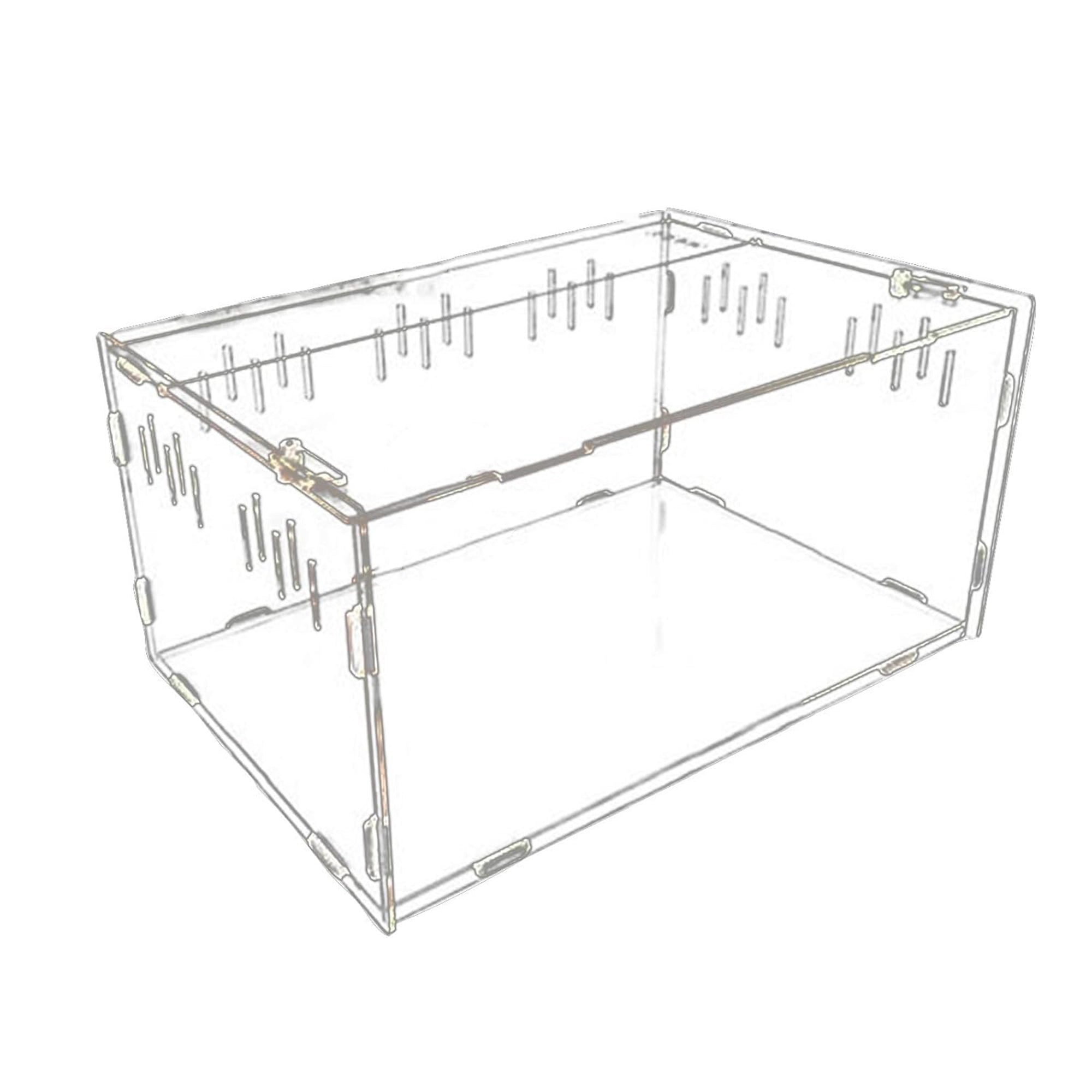 Curated visual reference: Acrylic Hamster Breeding House Pet Reptile Cages Assembled Breathable Photo Inspiration