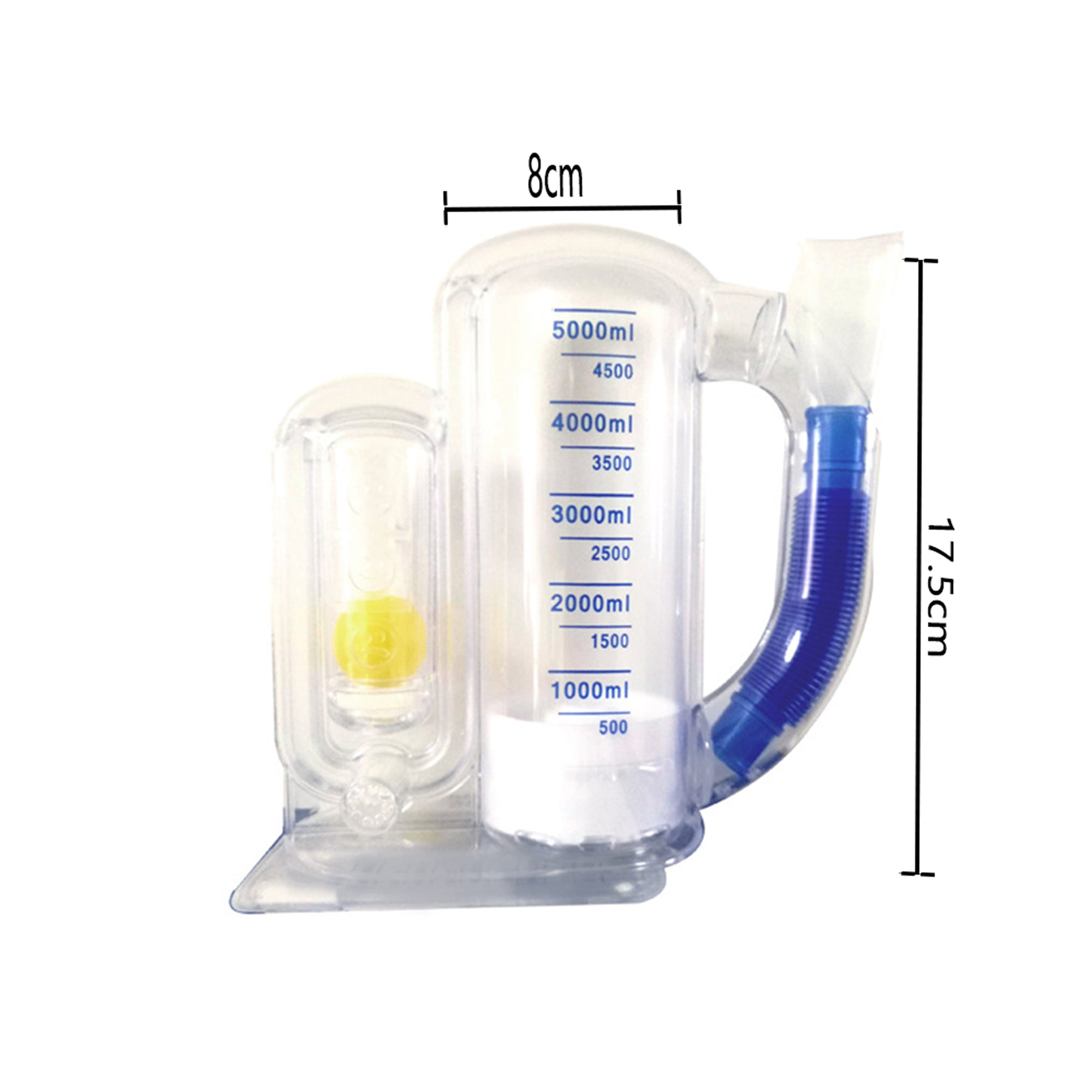 5000ml Single-Inhalation Respiratory Trainer Device for Breath Exercis ...