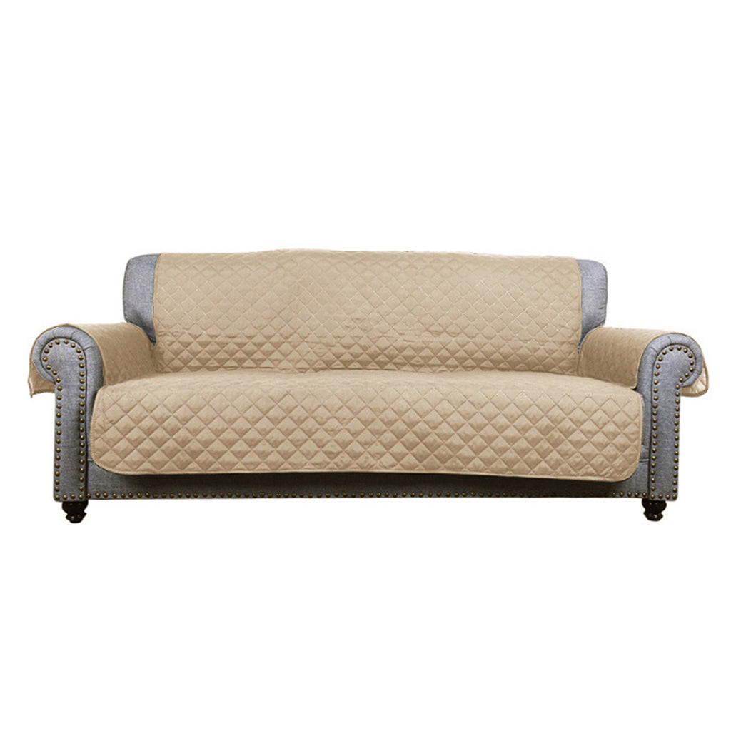 Waterproof 3-Seat Sofa Cover Durable Couch Protect Pets Scratch-Resistant