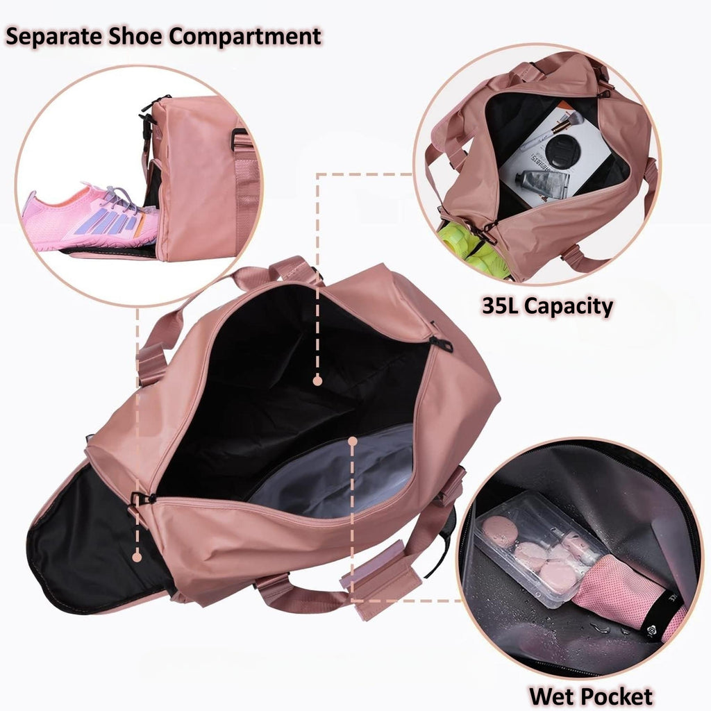 Multi Functional Travel Backpack Wet Dry Separation Sports - Temu