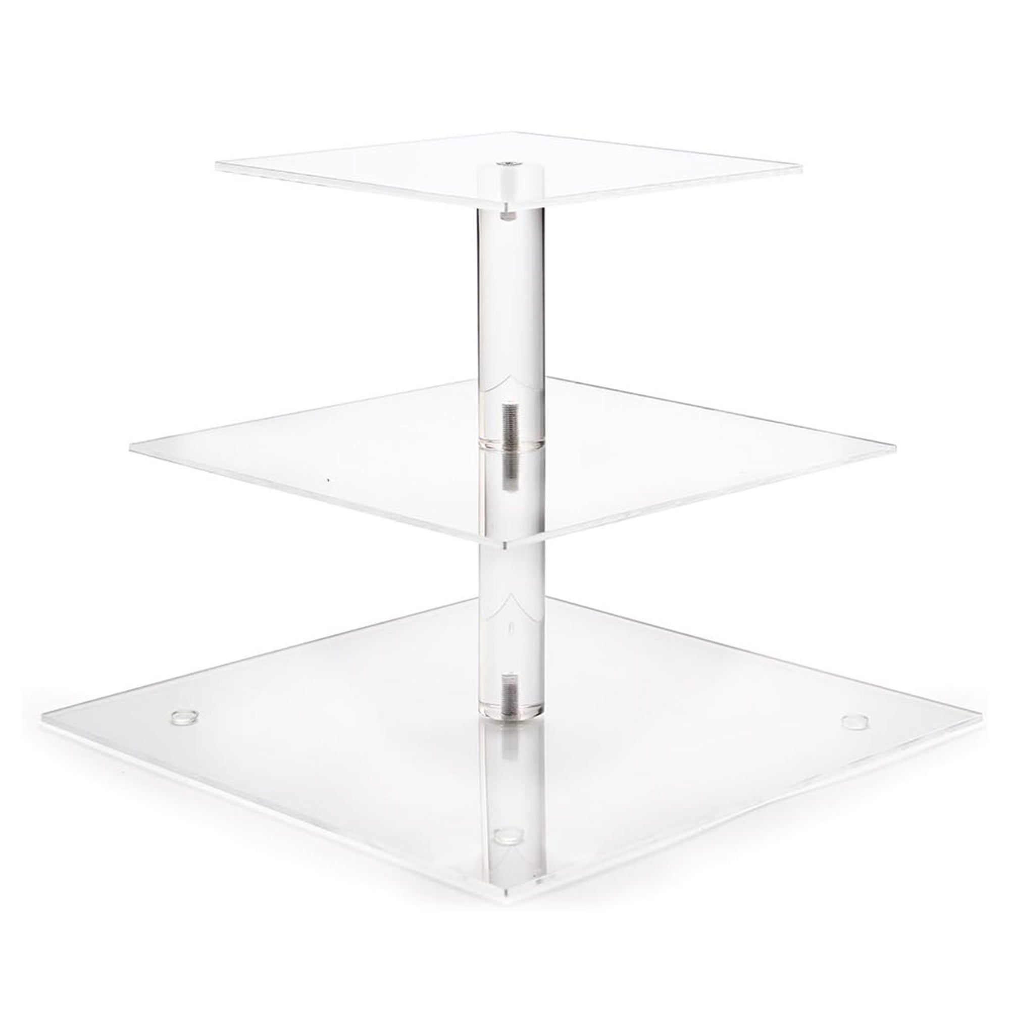 3 Tier Acrylic Cupcake Holder Dessert Display Stand – HEARTDECO