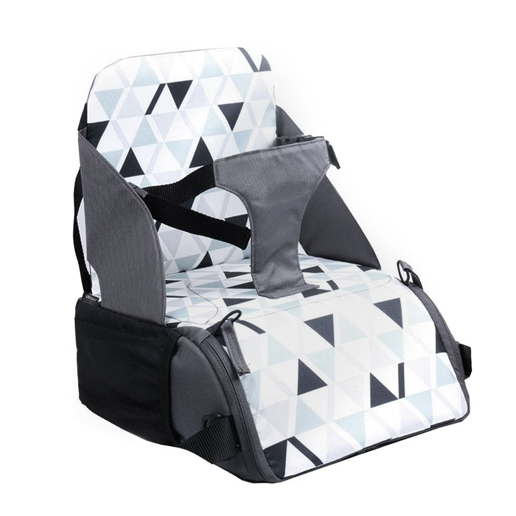 Portable Baby Booster Seat Cushion Built-In Storage Space for Dining Table
