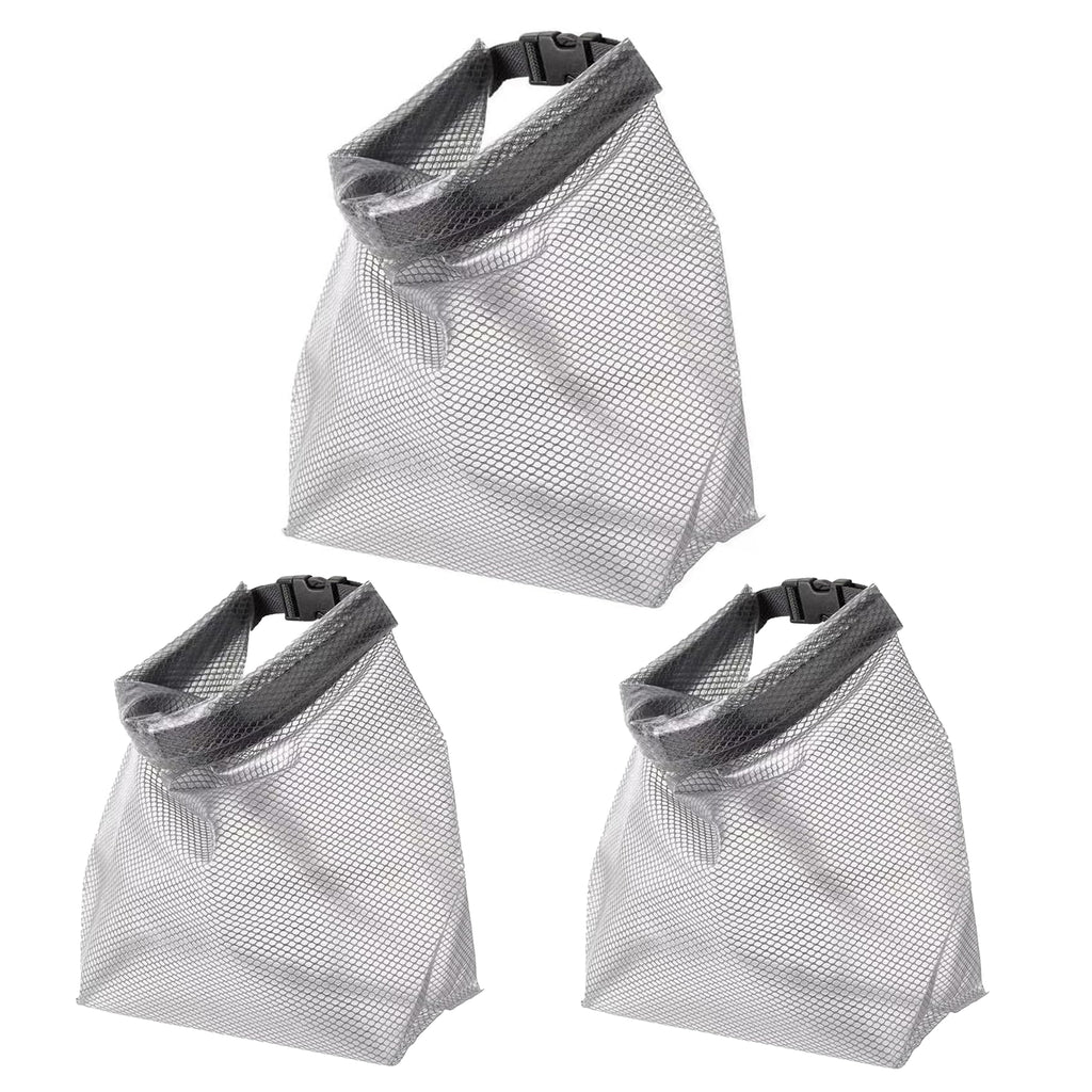 3-Piece Waterproof Cube Toiletry Bags