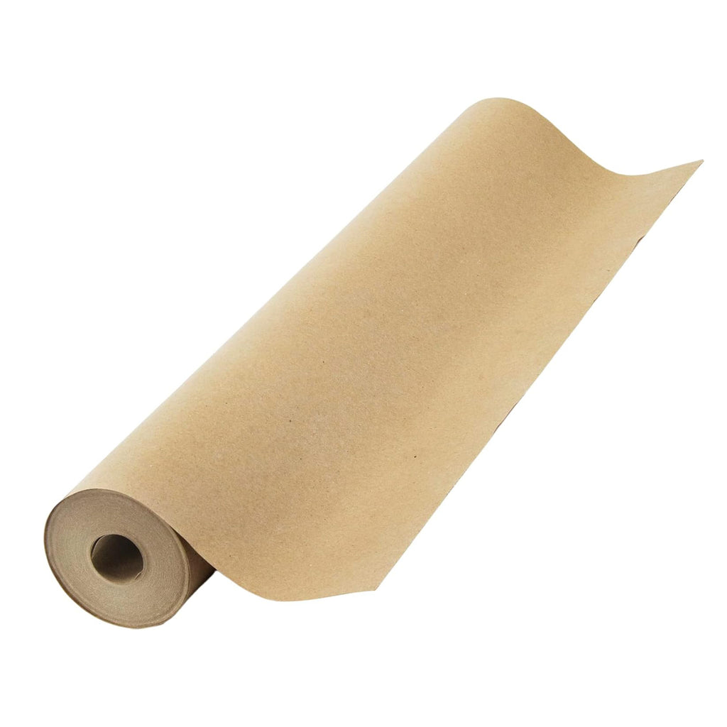Brown Kraft Paper Wrapping Roll for Birthday & Christmas Gift-0.39x30M