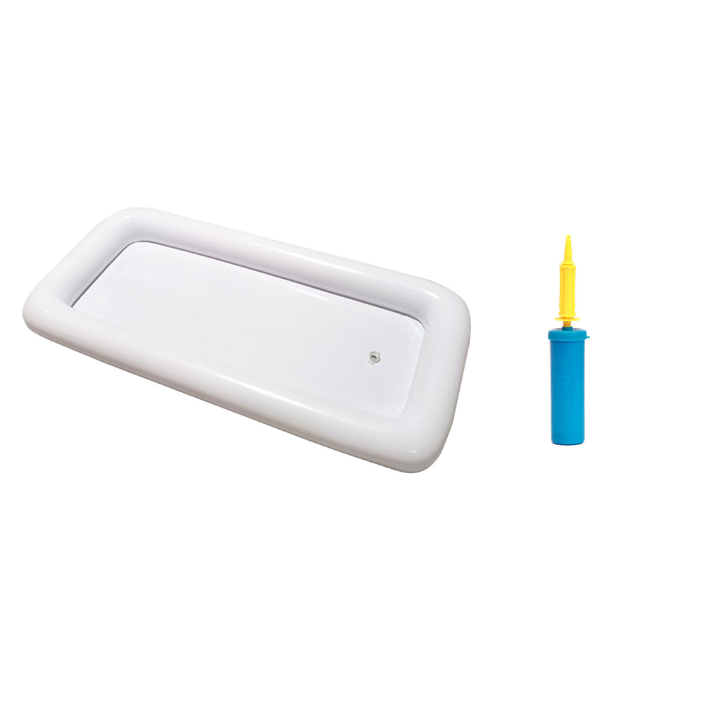 Rectangular Pool Tray With Pump Inflatable Ice Bar For Swimming Pool