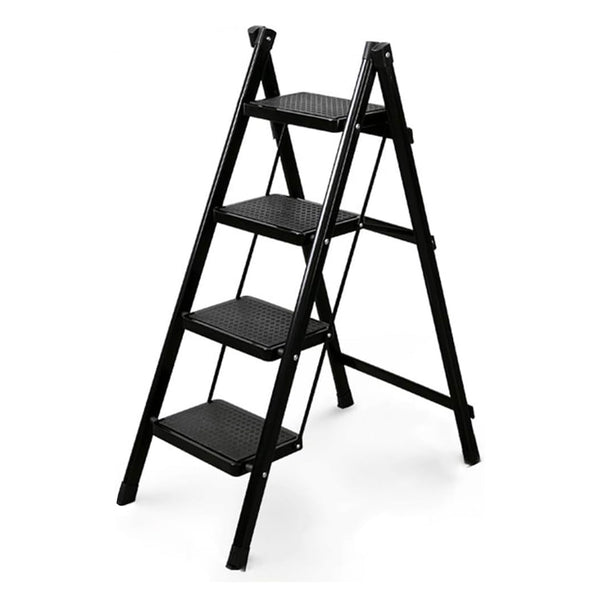 4 Step Carbon Steel Portable Anti Slip Ladder Folding Ladder