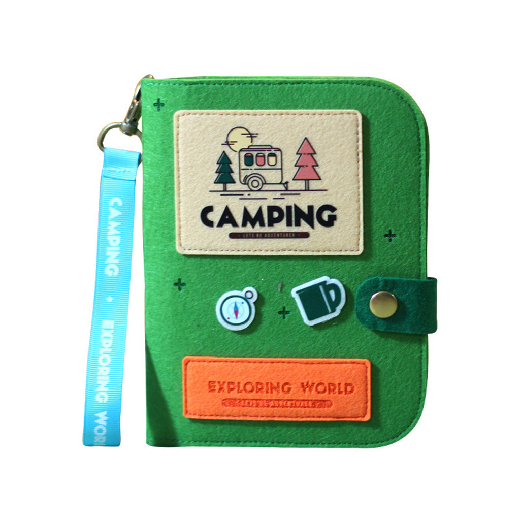 Camping Style Notebook With 80pcs B6 Paper Refill