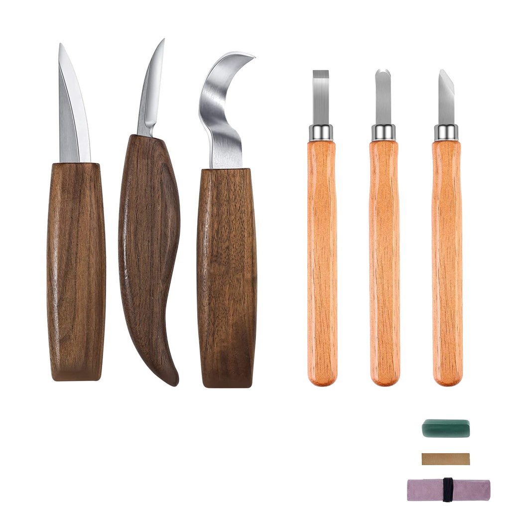 9 Piece Wood Carving Chisel Tool Set For DIY Engraving And Printmaking
