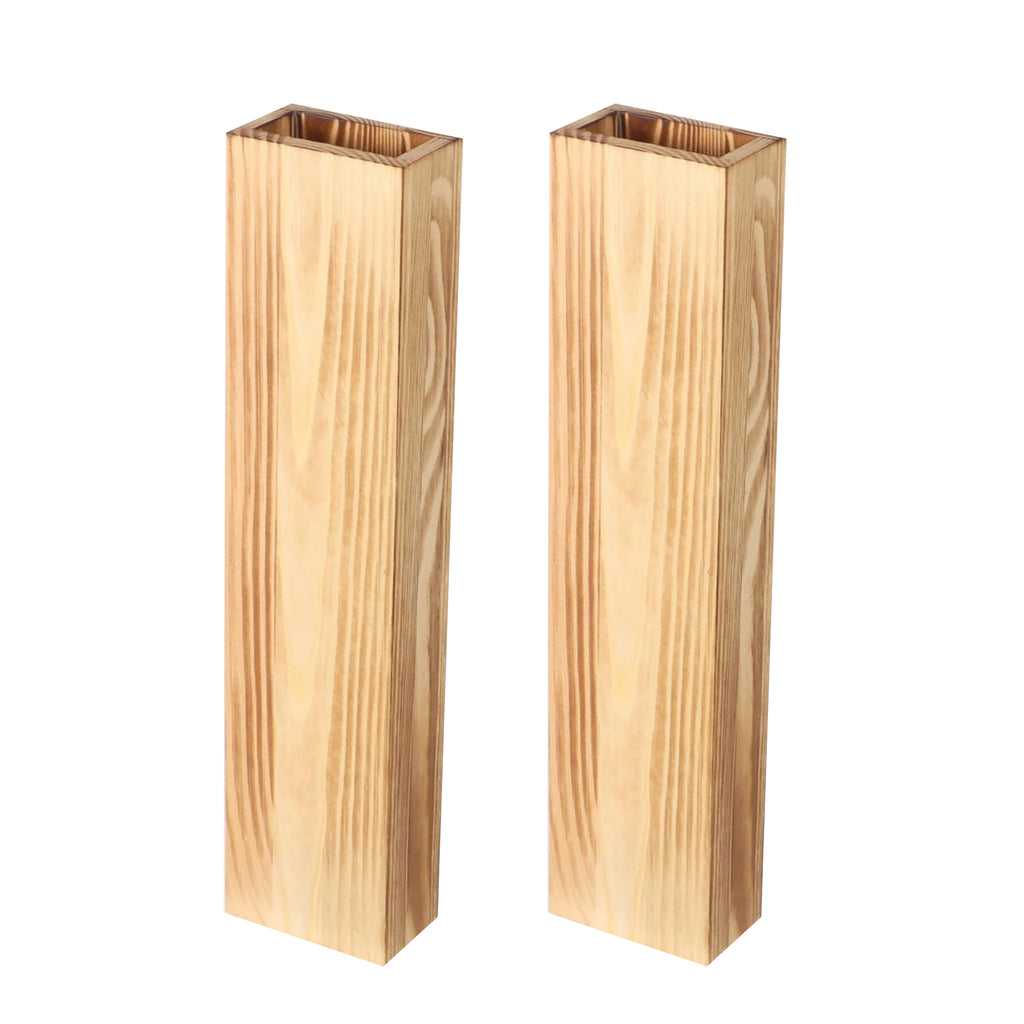 Wall Wooden Hanging Planter Holder Decor Pots - Set of 2