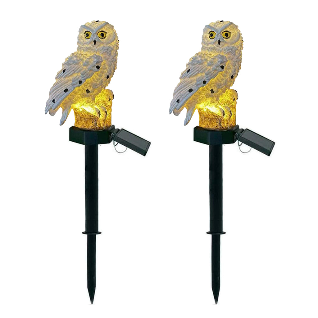2PCs Solar Light Outdoor Waterproof Garden Decoration Owl Ligh