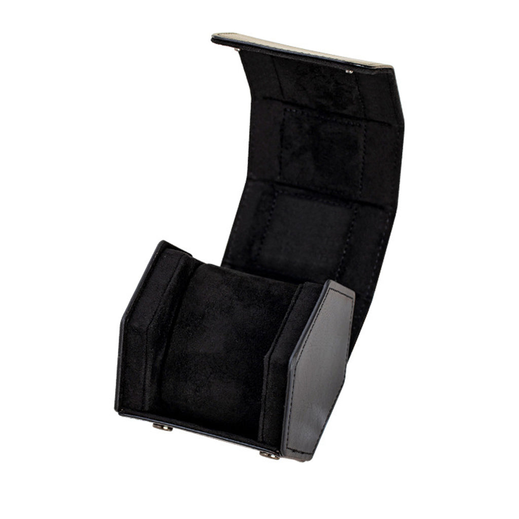 Modern Black PU Leather 1 Slot Watch Box