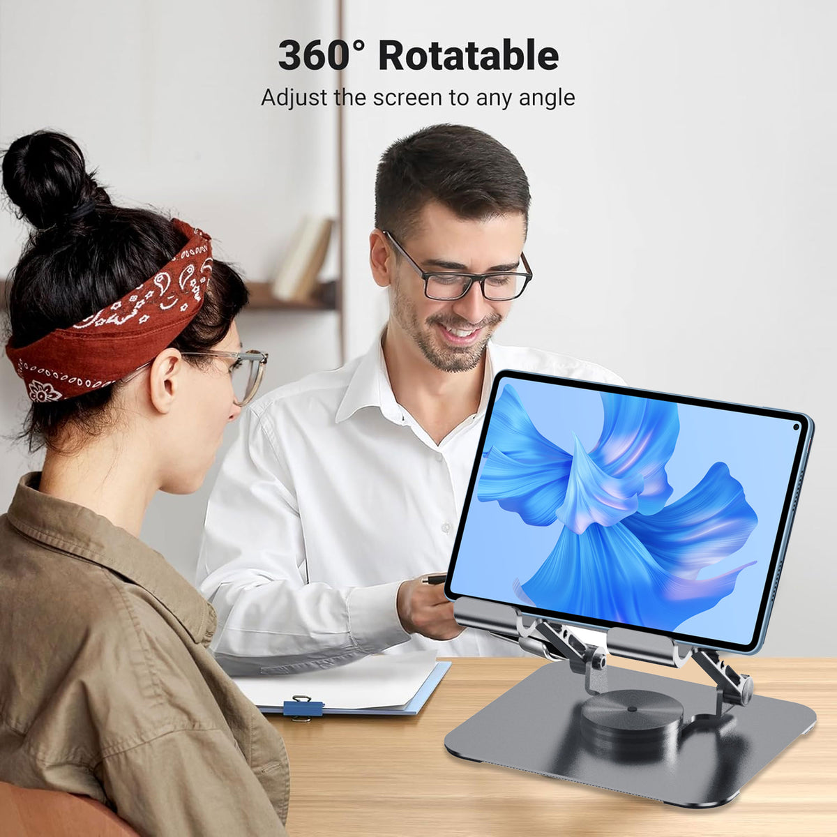 Aluminum alloy Adjustable & Foldable Laptop Stand -Classic Style ...