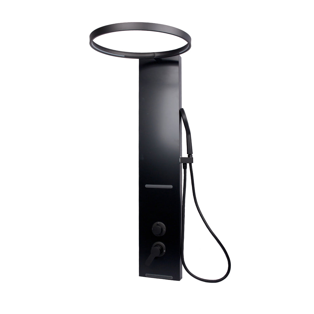 Stainless Steel Shower Panel Tower System with Rainfall Shower,Wall Mounted