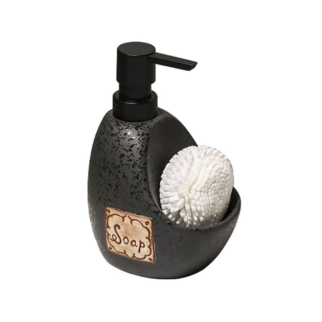 Dish Soap Dispenser with Sponge Holder - 2-in-1 Design - 450ml