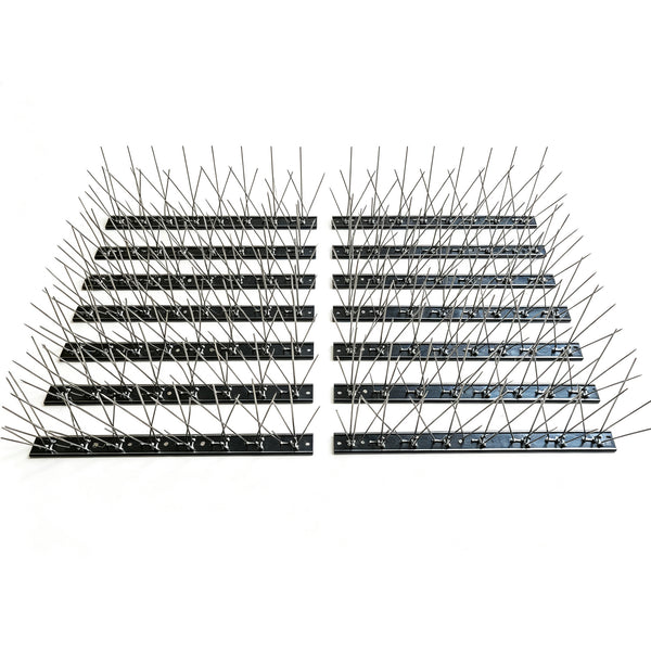 304 Stainless Steel Anti-Bird Spikes - 5m Pack (10 x 50cm Strips)