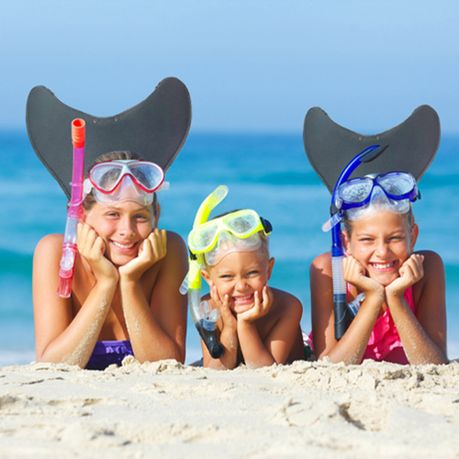 Kid's Swim Training Fin Monofin Fins - Black – HEARTDECO