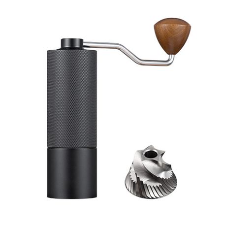Manual Coffee Grinder with Adjustable Stainless Steel Conical Burr, Regular